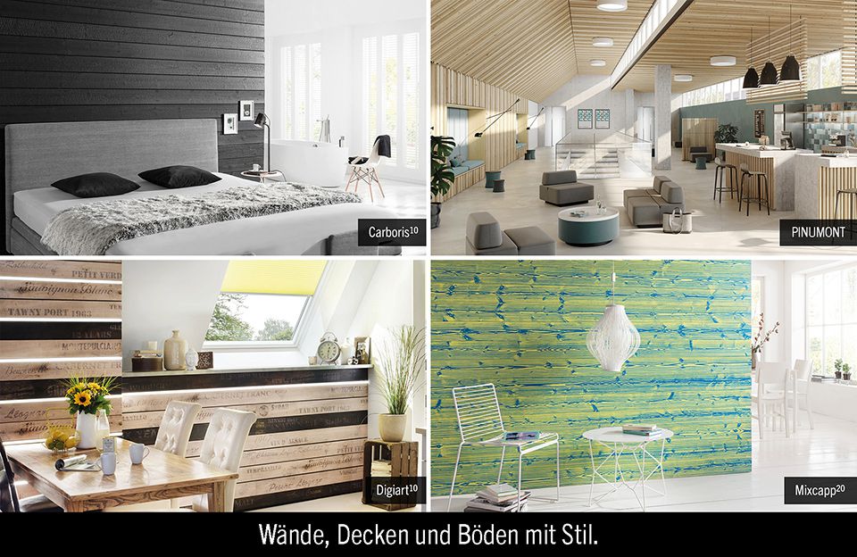 Innenraumgestaltung mit Holz